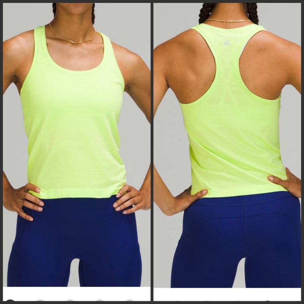 Lululemon Swiftly Tech Racerback 2.0 Race Length size 16 NWT Neo Mint - Picture 2 of 6